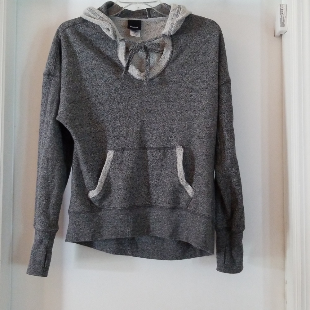 Reebok Sports Hoodie Grey Sz L